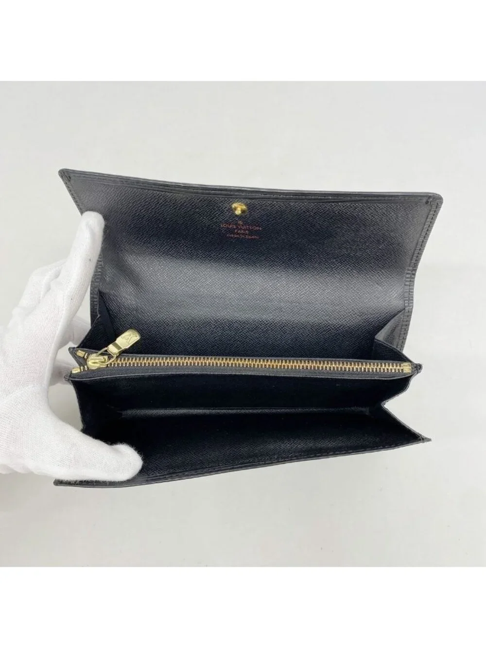 Louis Vuitton Wallet Epi Pochette Portmonecredit Noir